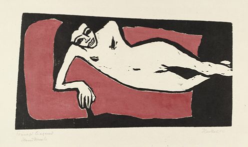 Heckel 'Franzi Reclining' (1910)