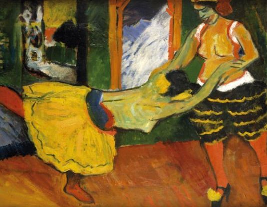 Pechstein 'Two Dancers' (1909)