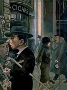 Grosz 'Street Scene' (1925)