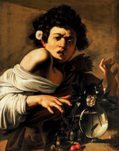 Caravaggio 'Boy Bitten by a Lizard' (c.1595 - 96)