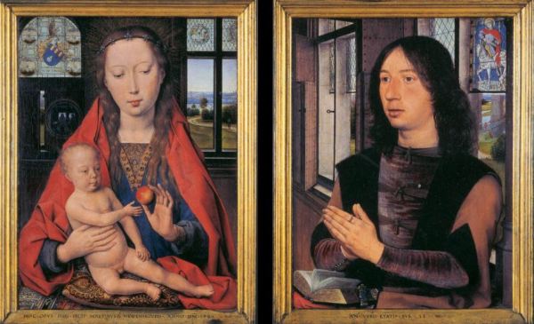 Hans Memling 'Diptych of Maarten van Nieuwenhove' (1487)