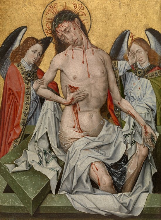 Robert Campin 'The Man of Sorrows' (c.1430)