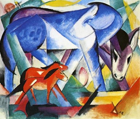 Franz Marc 'The First Animals' (1913)