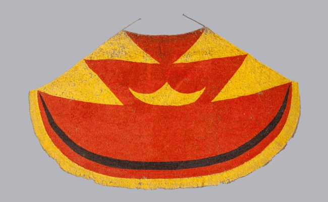 Oceania - 'Ahu ula' feather cloak (Hawaiian Islands, early 19th century)