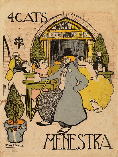 Picasso 'Menu for Els Quatre Gats' (1899 - 1900)