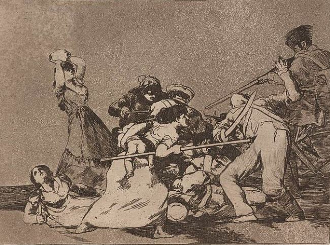 Goya 'And they are like wild beasts' (1812 - 15)