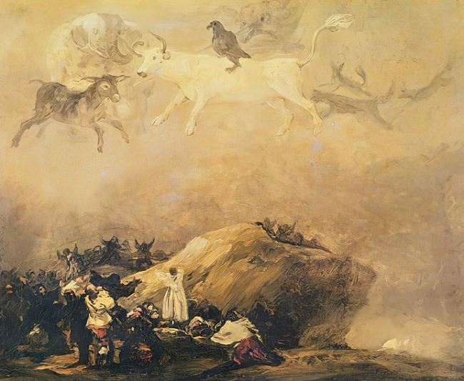 Goya 'Capricho with flying animals' (c.1818-19)